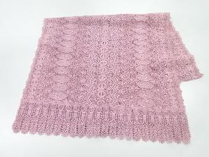 レース花模様ショール